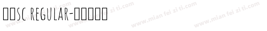 雅痞sc regular字体转换